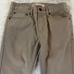 Levi's Boys 511‎ Slim Fit Khaki Chino Pants Size 16 28X28 Casual Preppy Classic